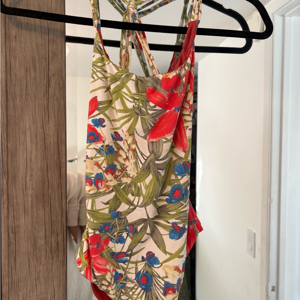 Floral Strappy Swimsuit